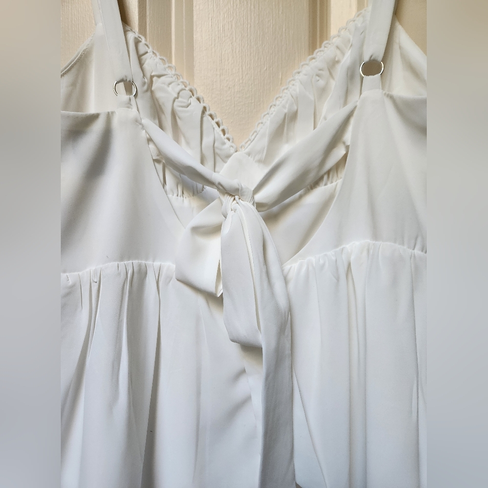 Princess Polly Arialena Mini Dress, White Size 4 - Picture 5 of 10